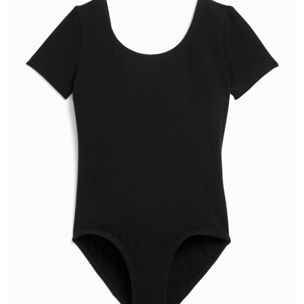 Danskin Now Girl's Dance Leotard, Black